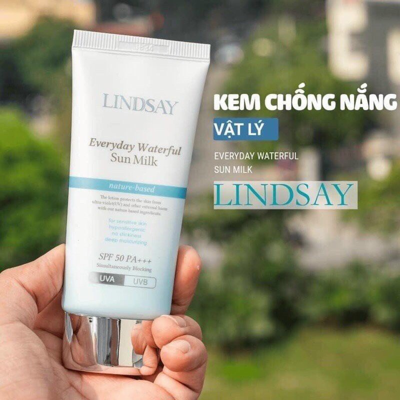 Kem Chống Nắng Lindsay Everyday Waterful Sun Milk SPF50 PA