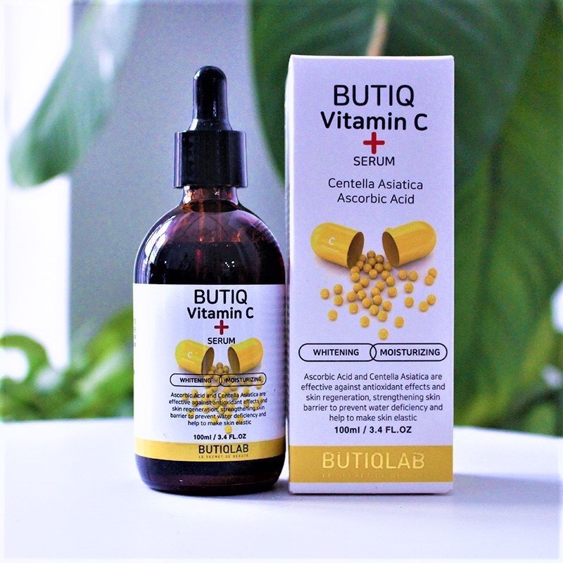 Serum vitamin C trị thâm nám trắng sáng da Butiq Lab Hàn Quốc