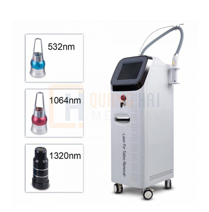 Máy xoá xăm bắn nám tàn nhang Laser Q8