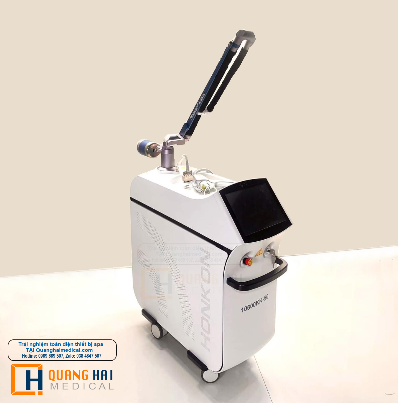 Máy laser trục khuỷu Q-Switched Nd Yag Honkon