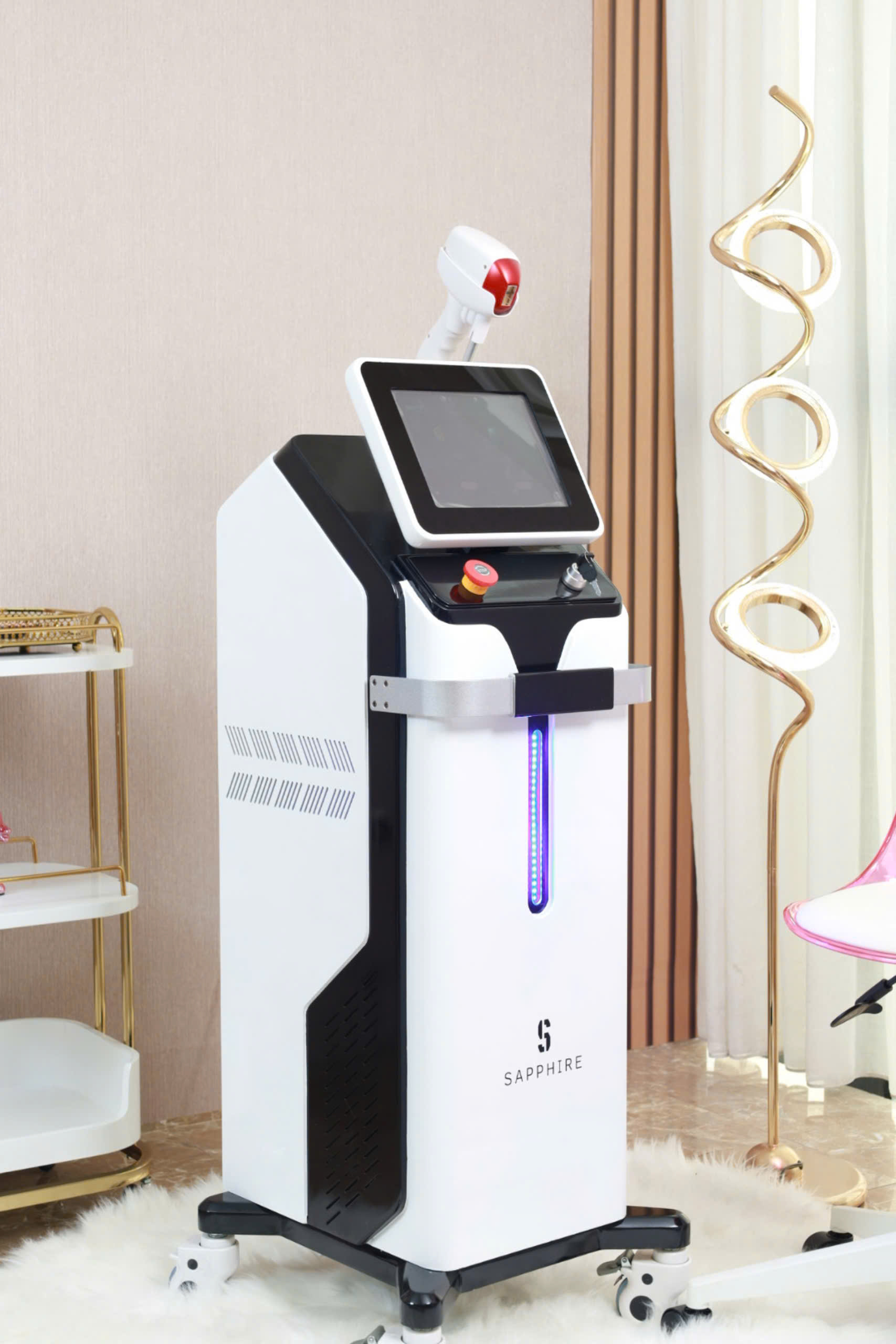 Máy triệt lông công nghệ Diode Laser 10 thanh SAPPHIRE  